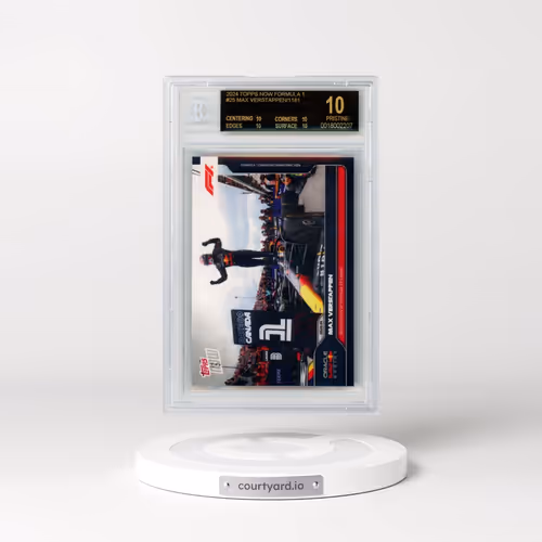 2024 Topps Now Formula 1 #25 Max Verstappen/1181* (BGS 10 PRISTINE)