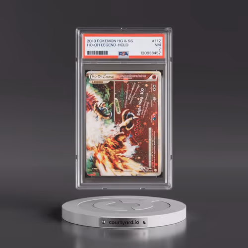 2010 Pokémon Heartgold & Soulsilver #112 HO-Oh Legend - Holo (PSA 7 NM)
