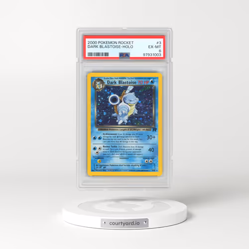 2000 Pokémon Rocket #3 Dark Blastoise - Holo (PSA 6 EX-MT)