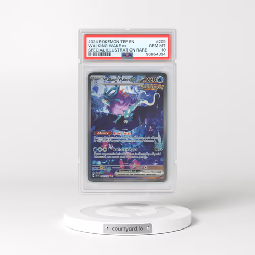 2024 Pokémon Tef EN-Temporal Forces #205 Walking Wake EX - Holo Special Illustration Rare (PSA 10 GEM MINT)
