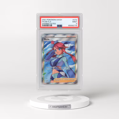 2021 Pokémon Sword & Shield Shining Fates #072 Skyla - Full Art (PSA 9 MINT)
