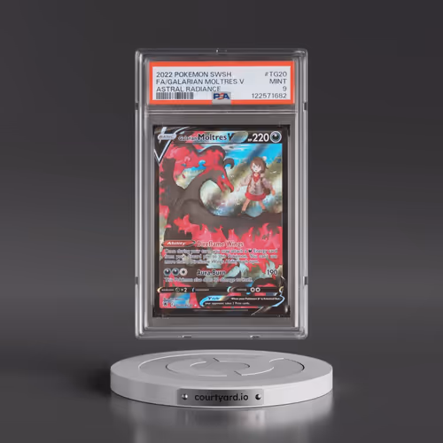 2022 Pokémon Sword & Shield Astral Radiance #TG20 Galarian Moltres V - Holo Full Art (PSA 9 MINT)
