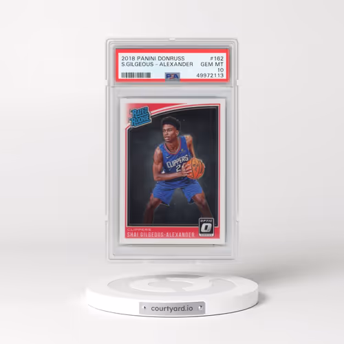 2018 Panini Donruss #162 Shai Gilgeous-Alexander (PSA 10 GEM MINT)