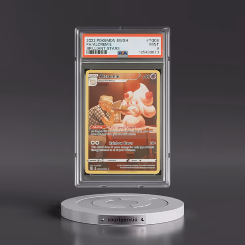 2022 Pokémon Sword & Shield Brilliant Stars #TG08 Alcremie - Full Art (PSA 9 MINT)