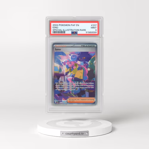 2024 Pokémon Paf EN-Paldean Fates #237 Iono - Special Illustration Rare (PSA 9 MINT)