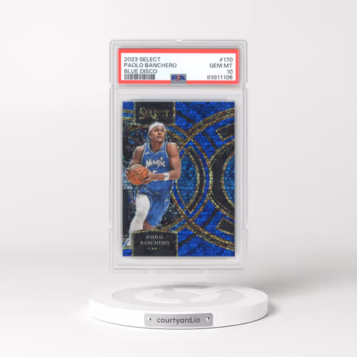 2023 Panini Select #170 Paolo Banchero - Blue Disco (PSA 10 GEM MINT)
