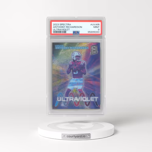 2023 Panini Spectra Ultraviolet #UVARI Anthony Richardson (PSA 9 MINT)
