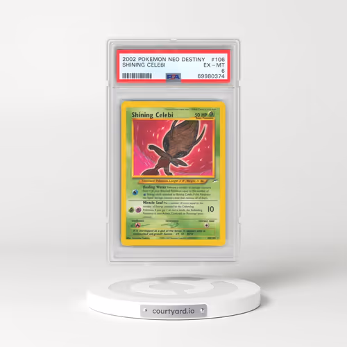 2002 Pokémon Neo Destiny #106 Shining Celebi - Holo (PSA 6 EX-MT)