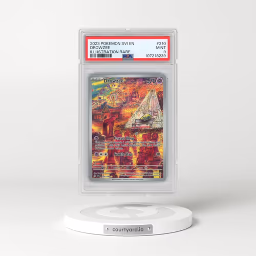 2023 Pokémon Svi EN-Scarlet & Violet #210 Drowzee - Illustration Rare (PSA 9 MINT)
