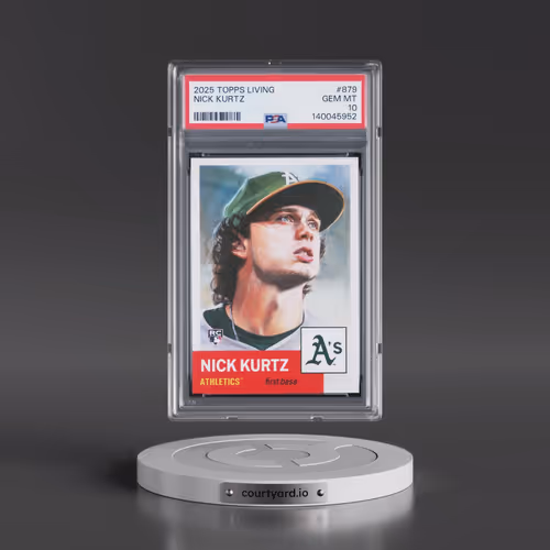 2025 Topps Living #879 Nick Kurtz (PSA 10 GEM MINT)