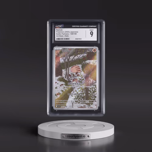 2025 Pokémon SV9-Battle Partners #106 Swinub - Art Rare (CGC 9 MINT)