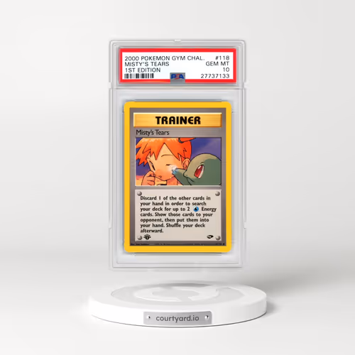 2000 Pokémon Gym Challenge #118 Misty's Tears - 1st Edition (PSA 10 GEM MINT)