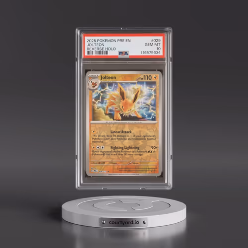 2025 Pokémon Pre EN-Prismatic Evolutions #029 Jolteon - Reverse Holo (PSA 10 GEM MINT)