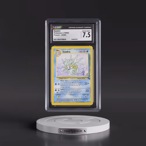 1999 Fossil #42/62 Seadra (CGC 7.5 NM+)