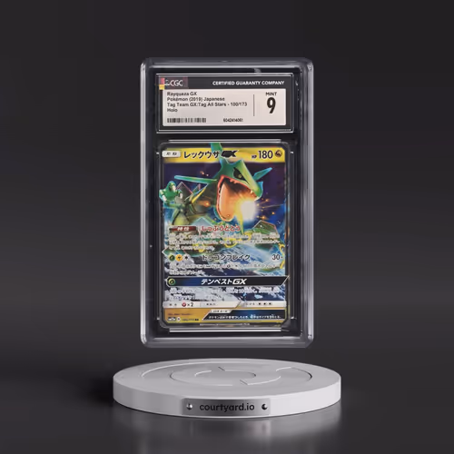 2019 Tag Team GX: Tag All Stars #100/173 Rayquaza GX - Holo (CGC 9 MINT)