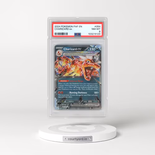 2024 Pokémon Paf EN-Paldean Fates #054 Charizard EX - Holo (PSA 8 NM-MT)