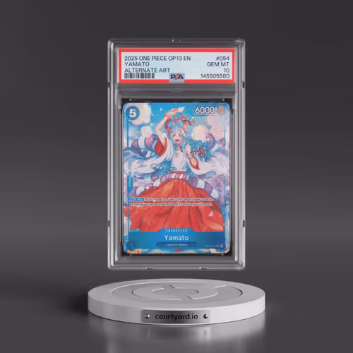 2025 One Piece OP13-Carrying on His Will #054 Yamato - Alternate Art (PSA 10 GEM MINT)