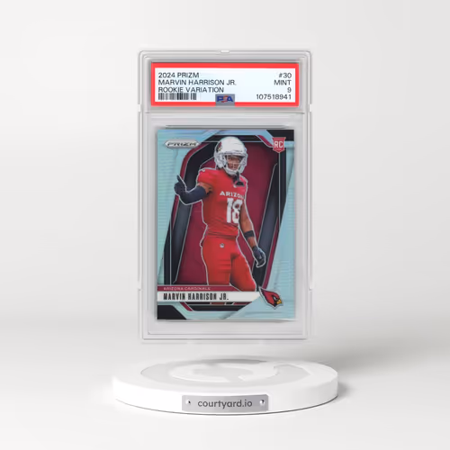 2024 Panini Prizm Rookie Variation #30 Marvin Harrison Jr. (PSA 9 MINT)