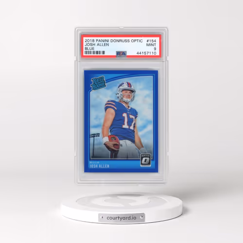 2018 Panini Donruss Optic #154 Josh Allen - Blue (PSA 9 MINT)