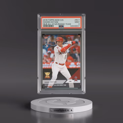 2018 Topps Now Off-Season MLB All-Star Rookie Team #RC7 Shohei Ohtani (PSA 9 MINT)