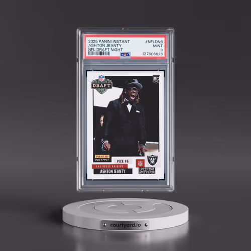 2025 Panini Instant NFL Draft Night #NFLDN6 Ashton Jeanty (PSA 9 MINT)
