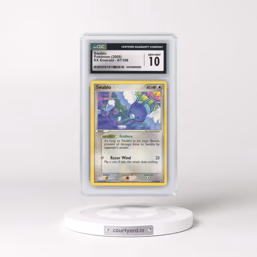 2005 EX Emerald #67/106 Swablu (CGC 10 GEM MINT)