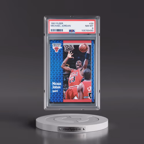1991 Fleer #29 Michael Jordan (PSA 8 NM-MT)
