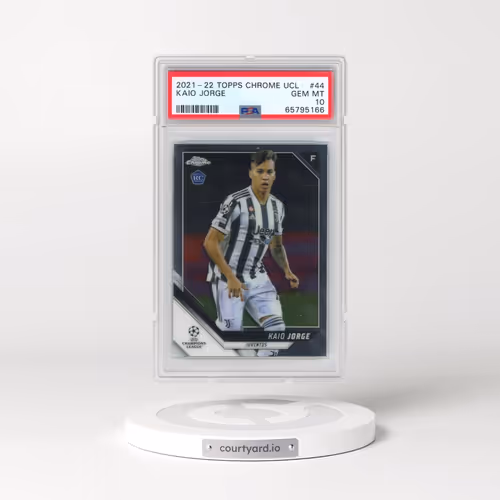 2021 Topps Chrome UEFA Champions League #44 Kaio Jorge (PSA 10 GEM MINT)