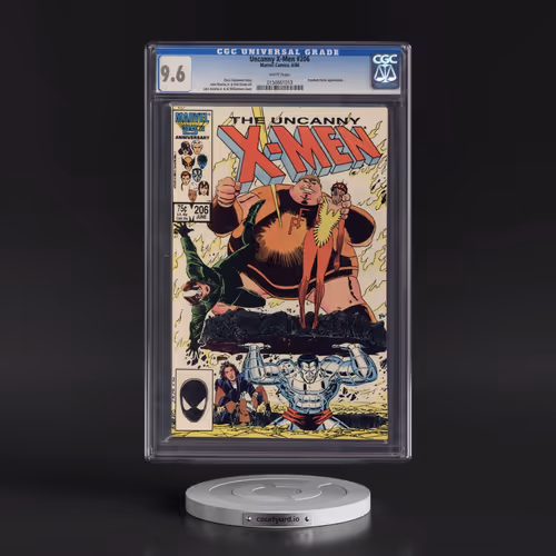 Uncanny X-Men #206 CGC 9.6 White Pages (Marvel Comics, 6/86) - Universal