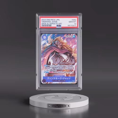 2023 One Piece Japanese OP06-Wings of the Captain #062 Vinsmoke Judge - Alternate Art (PSA 10 GEM MI