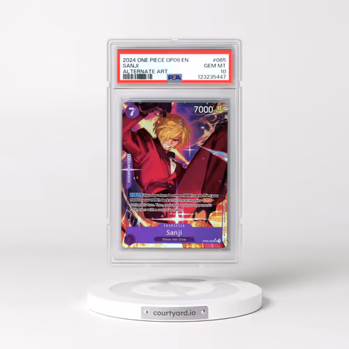 2024 One Piece OP09-Emperors in the New World #065 Sanji - Alternate Art (PSA 10 GEM MINT)