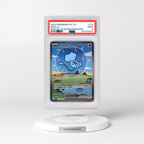 2024 Pokémon Paf EN-Paldean Fates #232 Mew EX - Holo Special Illustration Rare (PSA 9 MINT)
