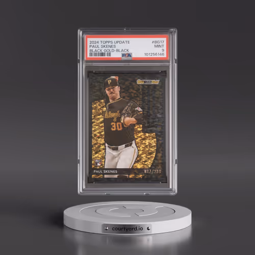 2024 Topps Update Topps Black Gold #BG17 Paul Skenes - Black (PSA 9 MINT)
