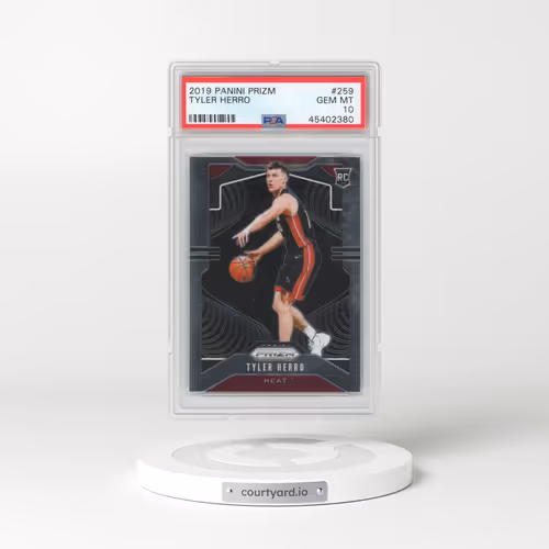 2019 Panini Prizm #259 Tyler Herro (PSA 10 GEM MINT)