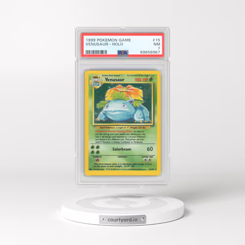 1999 Pokémon Game #15 Venusaur - Holo (PSA 7 NM)
