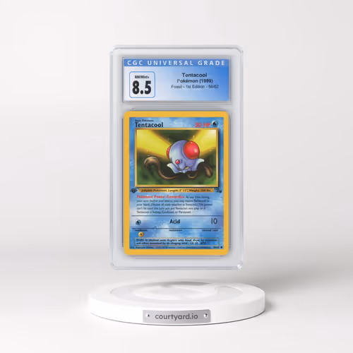 1999 Fossil #56/62 Tentacool - 1st Edition 1st Edition (CGC 8.5 NM-MT+)