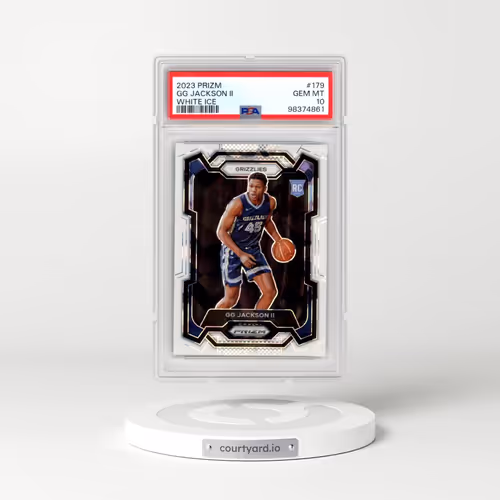 2023 Panini Prizm #179 GG Jackson II - White Ice (PSA 10 GEM MINT)