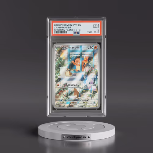 2023 Pokémon Svp EN-SV Black Star Promo #044 Charmander - Obsidian Flames Elite Trainer Box (PSA 9 M