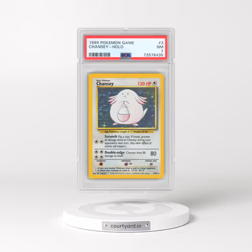 1999 Pokémon Game #3 Chansey - Holo (PSA 7 NM)