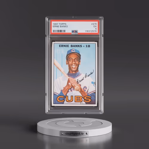 1967 Topps #215 Ernie Banks (PSA 5 EX)