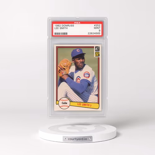 1982 Donruss #252 Lee Smith (PSA 9 MINT)