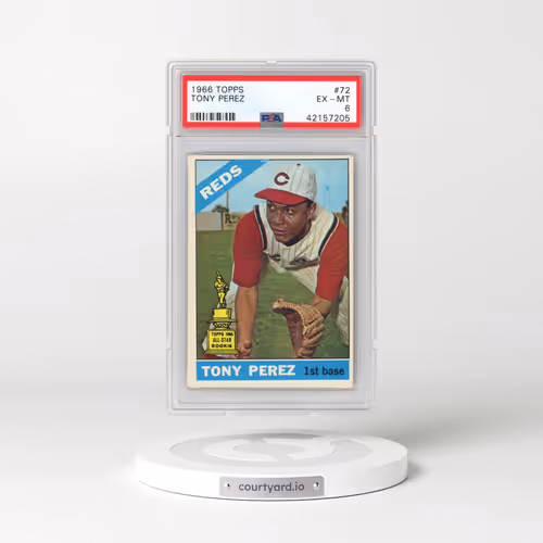 1966 Topps #72 Tony Perez (PSA 6 EX-MT)