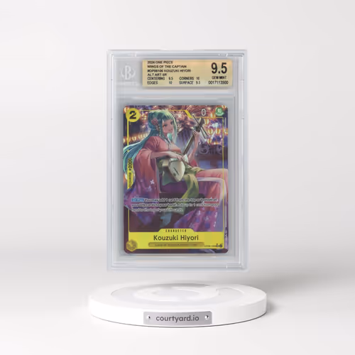 2024 One Piece Wings of the Captain #OP06106 Kouzuki Hiyori ALT ART SR (BGS 9.5 GEM MINT)