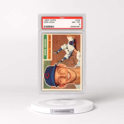 1956 Topps #335 Don Hoak (PSA 8 NM-MT)