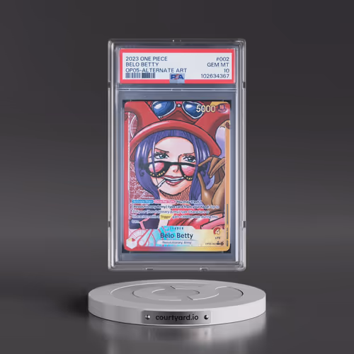 2023 One Piece Awakening of the New Era #002 Belo Betty - Alternate Art (PSA 10 GEM MINT)