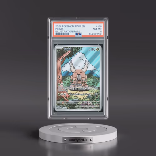 2024 Pokémon Twm EN-Twilight Masquerade #168 Pinsir - Illustration Rare (PSA 8 NM-MT)