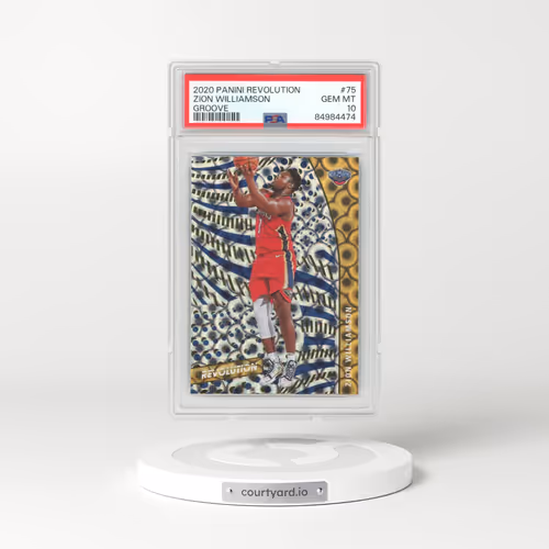 2020 Panini Revolution #75 Zion Williamson - Groove (PSA 10 GEM MINT)