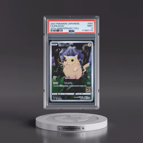 2021 Pokémon 25th Anniversary Collection #001 Pikachu - Full Art (PSA 9 MINT)