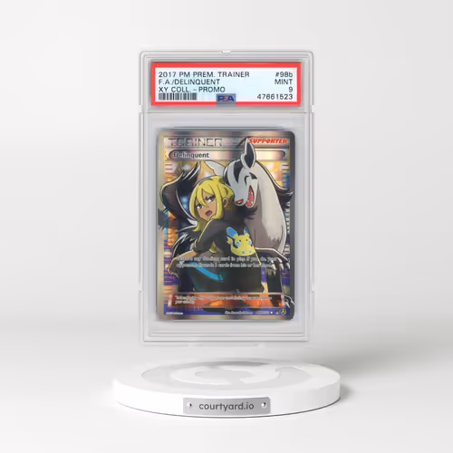 2017 Pokémon Premium Trainer XY Collection Promo #98b Delinquent - Full Art (PSA 9 MINT)