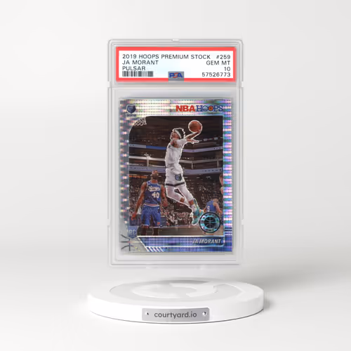 2019 Panini Hoops Premium Stock #259 Ja Morant - Pulsar (PSA 10 GEM MINT)